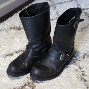 Frye Engineer boot in black